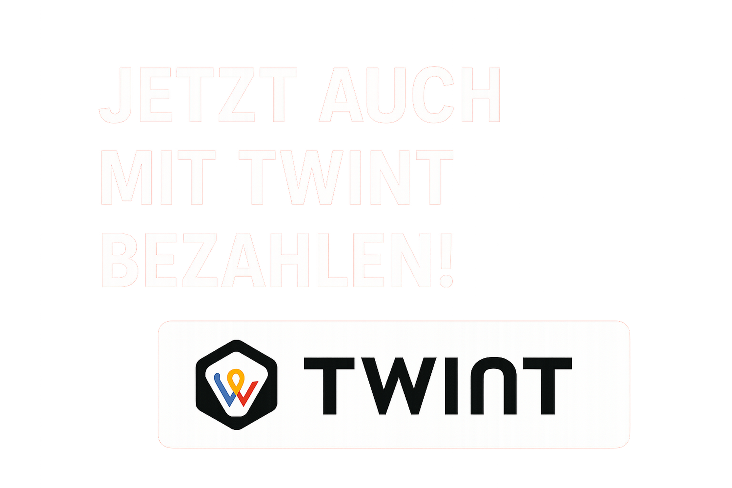 nein, twint ist nur für CHF.
ohne herz.
mach